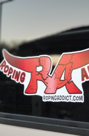 Roping Addict Stickers